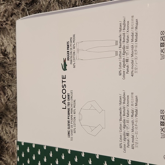 Lacoste Men's Pajama Boxed Set - Picture 4 of 5